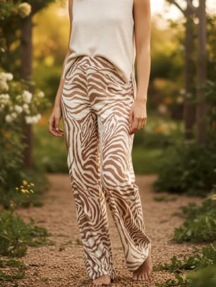 Palazzo crep estampado