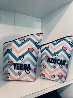 Set chau latas azucar y yerba