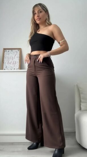 Pantalon sastrero choco