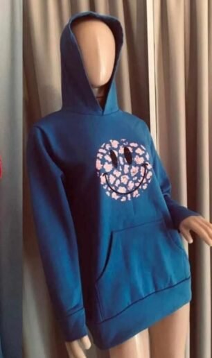 Maxi buzo frizado azul