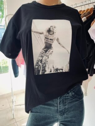 Remera de algodon miley Cirus
