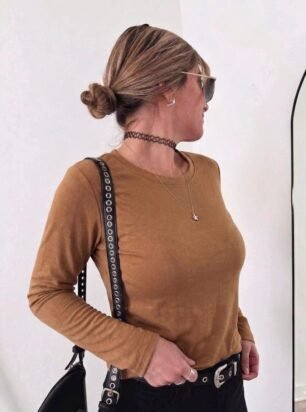 Camiseta soft camel