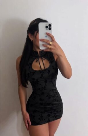 Vestido micro fibra