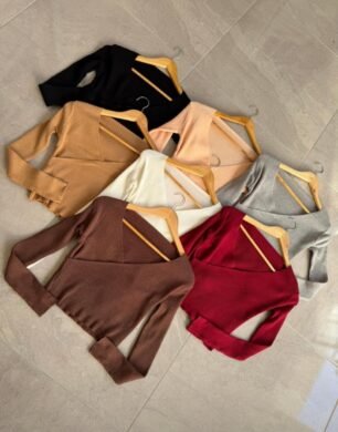 Sweater cruzado bremer