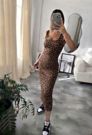 Vestido morley animal print